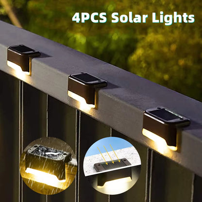 ZenSolar Steps: Outdoor LED Garden and Deck Light