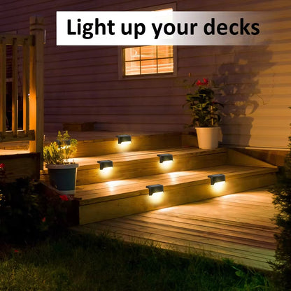 ZenSolar Steps: Outdoor LED Garden and Deck Light