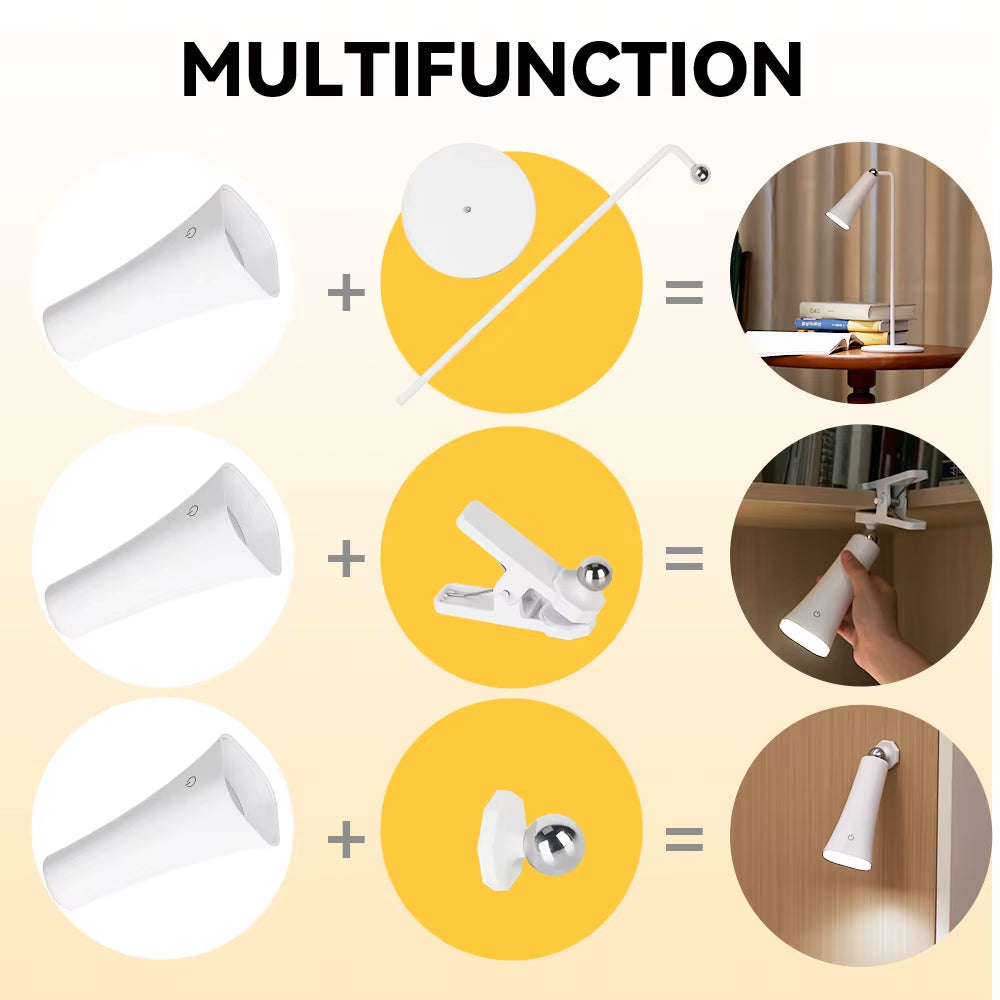 AuraZen Flex: Touch-Controlled LED Table Lamp