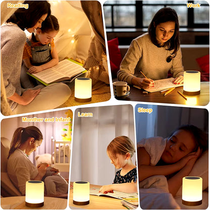 ZenLight Touch: Portable RGB Table Lamp