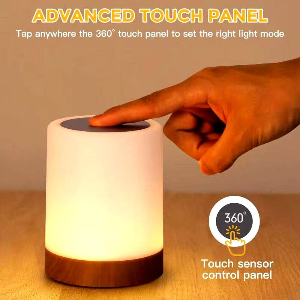 ZenLight Touch: Portable RGB Table Lamp