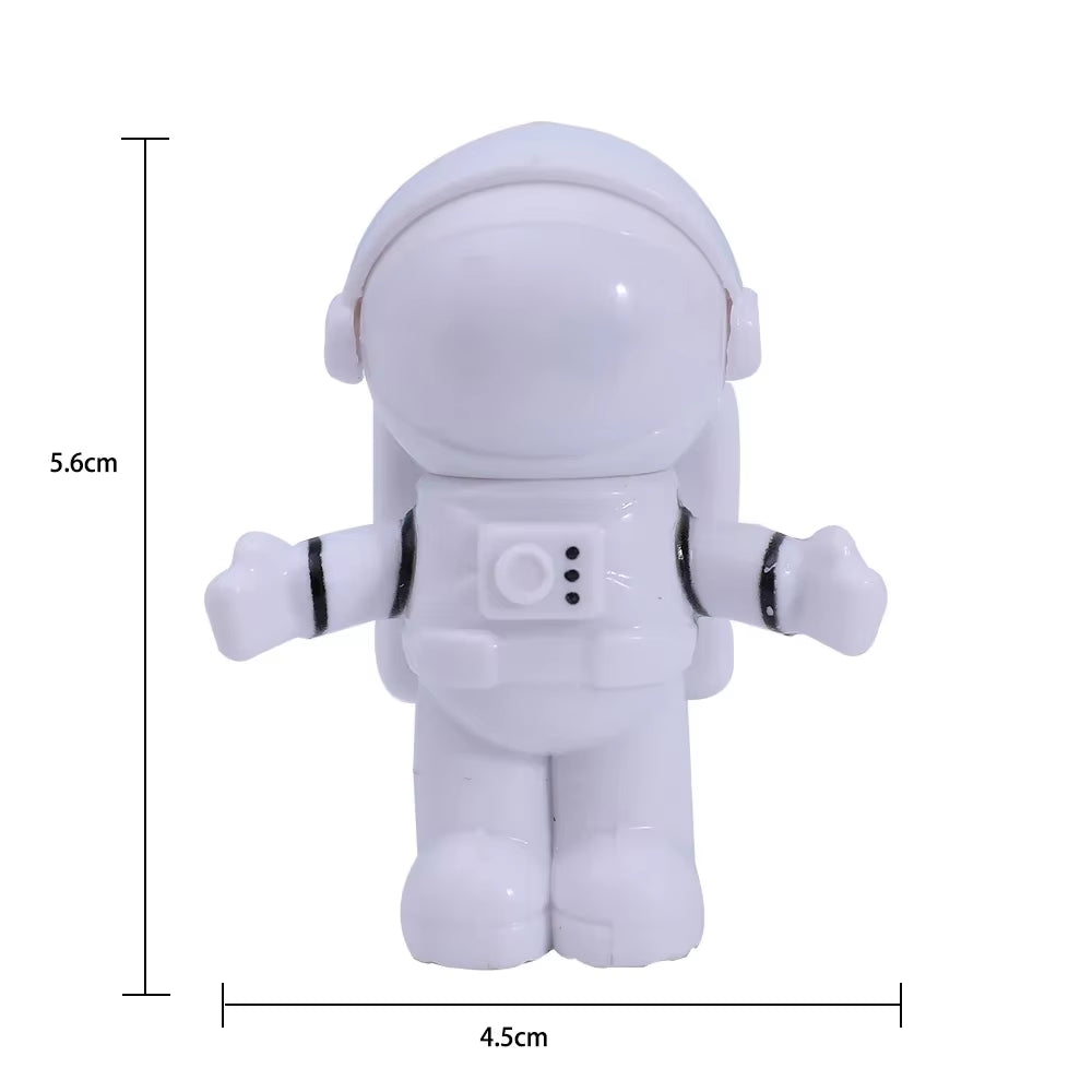 Portable USB Powered Night Light Astronaut Shape Reading Desk Lamp DC 5V LED Light for Computer Laptop PC Lighting Space Lovers