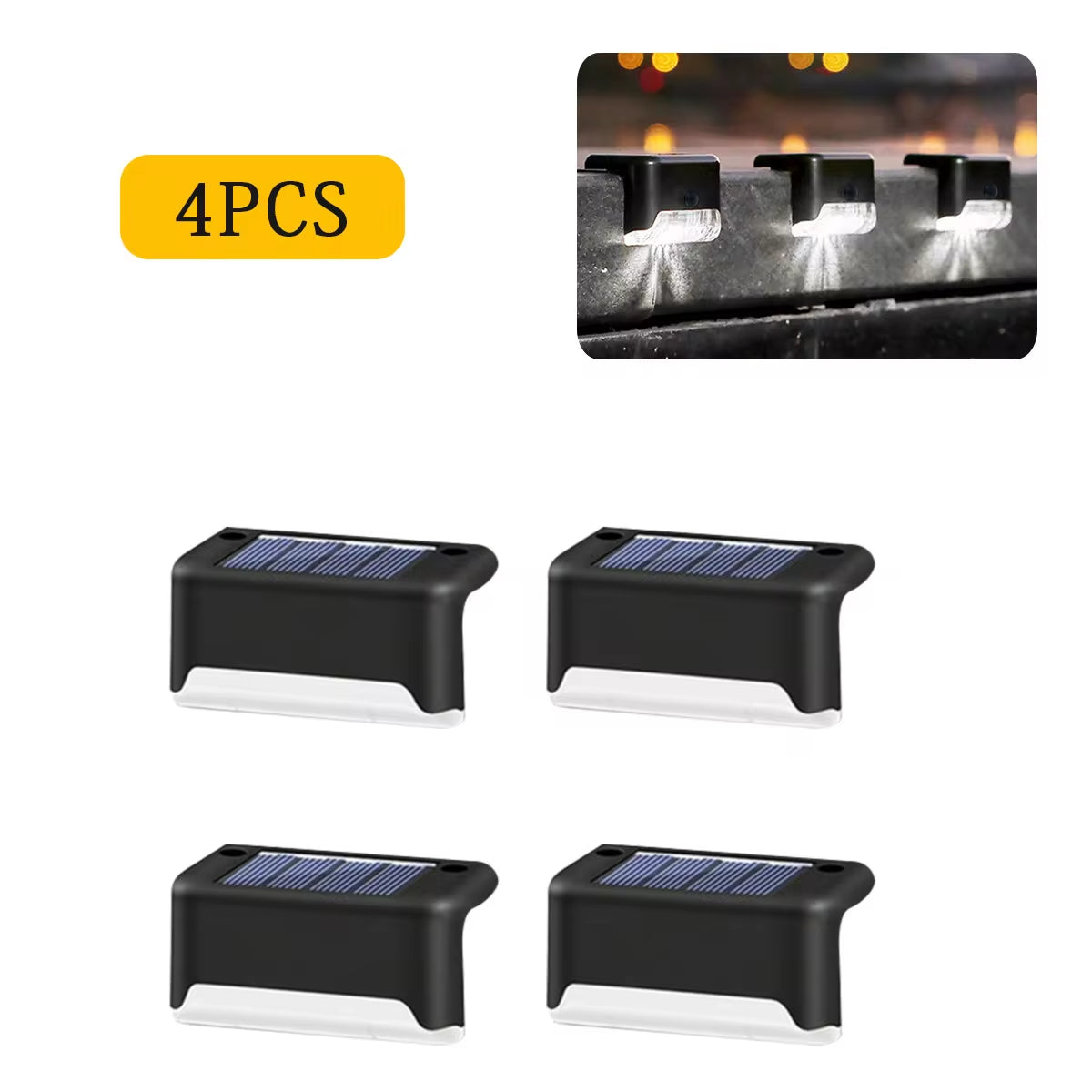 ZenSolar Steps: Outdoor LED Garden and Deck Light