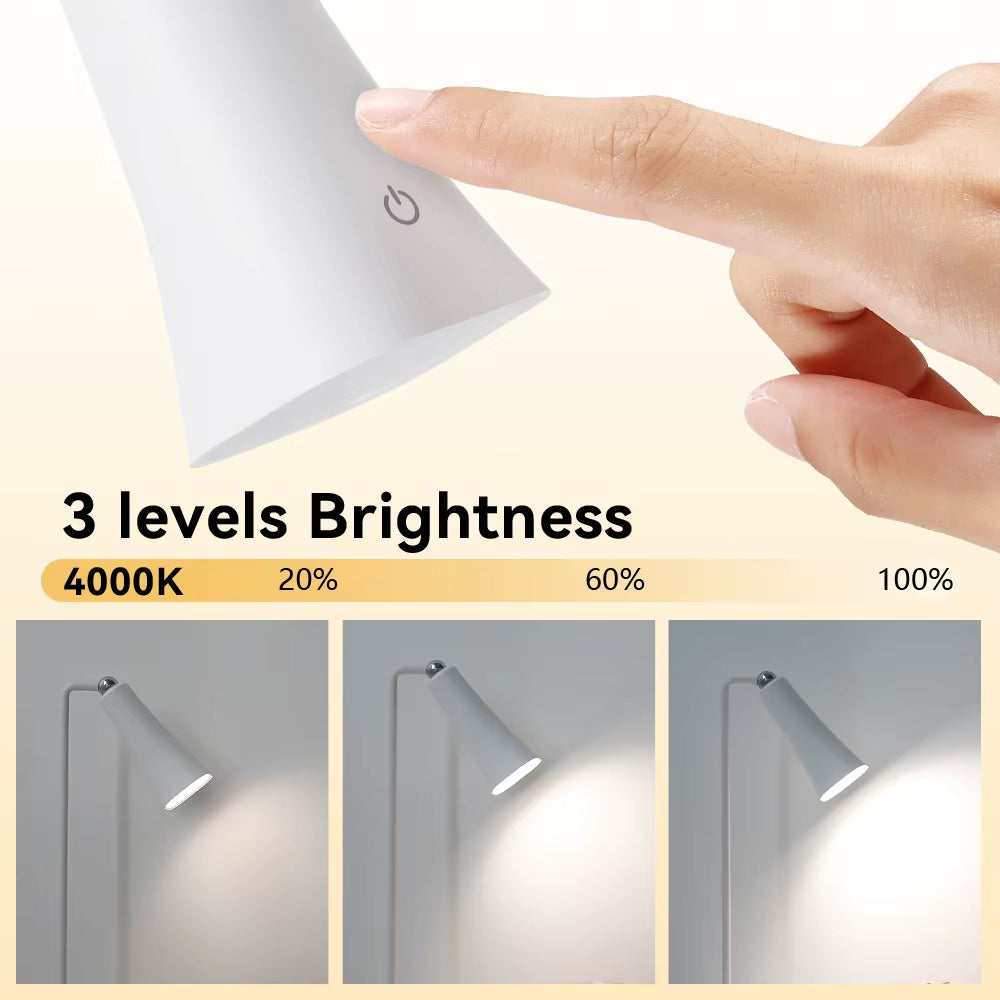 AuraZen Flex: Touch-Controlled LED Table Lamp